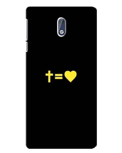 Чохол для Nokia 3 з картинкою «Серце та Хрест» Чохол для Nokia 3 з картинкою «Серце та Хрест»