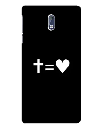 Чохол для Nokia 3 з картинкою «Хрест та Серце» Чохол для Nokia 3 з картинкою «Хрест та Серце»