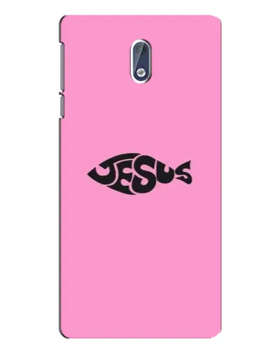 Чохол для Nokia 3 з картинкою «Рожевий символ Jesus» Чохол для Nokia 3 з картинкою «Рожевий символ Jesus»