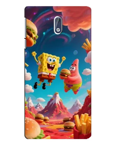 Чехол для Nokia 3 с картинкой «Космический фастфуд»