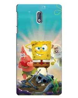 Чехол для Nokia 3 с картинкой «Спанч Боб победитель»