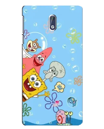 Чехол для Nokia 3 с картинкой «Веселые пузырьки»