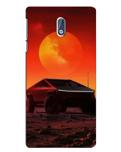 Чехол для Nokia 3 с картинкой «Cybertruck на Марсе»