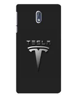 Чохол для Nokia 3 з картинкою «Сталевий логотип Tesla» Чохол для Nokia 3 з картинкою «Сталевий логотип Tesla»