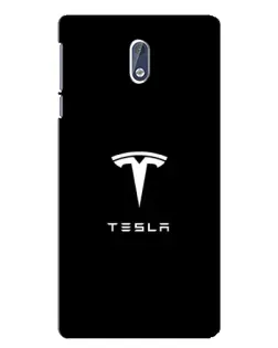 Чохол для Nokia 3 з картинкою «Tesla White Logo» Чохол для Nokia 3 з картинкою «Tesla White Logo»