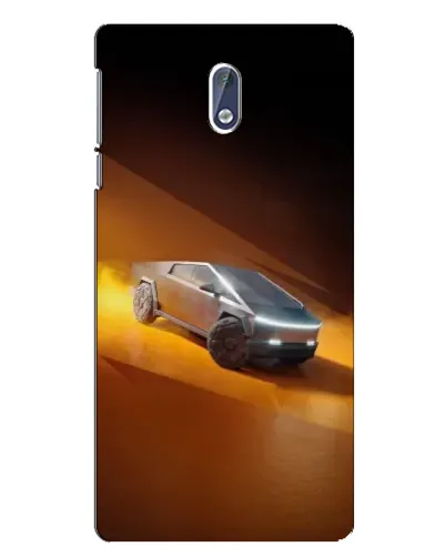 Чехол для Nokia 3 с картинкой «Cybertruck в пустыне»