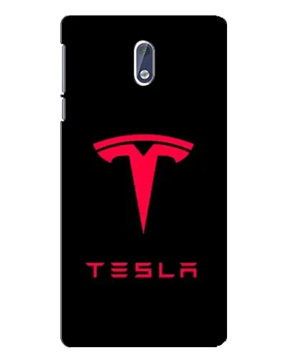Чехол для Nokia 3 с картинкой «Tesla Red Logo»