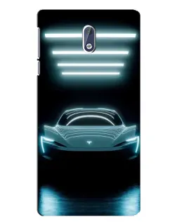 Чохол для Nokia 3 з картинкою «Tesla в неоні» Чохол для Nokia 3 з картинкою «Tesla в неоні»