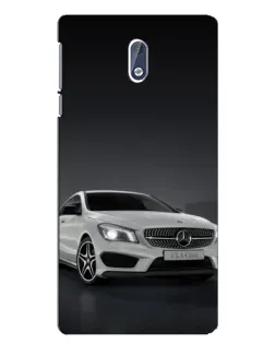 Чехол для Nokia 3 с картинкой «Mercedes AMG GT Silver» Чехол для Nokia 3 с картинкой «Mercedes AMG GT Silver»