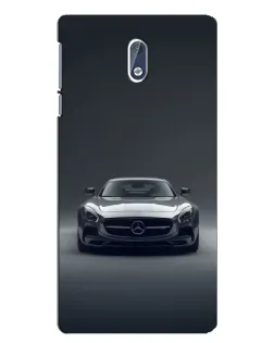 Чехол для Nokia 3 с картинкой «Mercedes на черном»