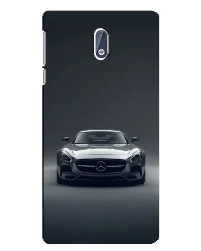 Чехол для Nokia 3 с картинкой «Mercedes на черном»