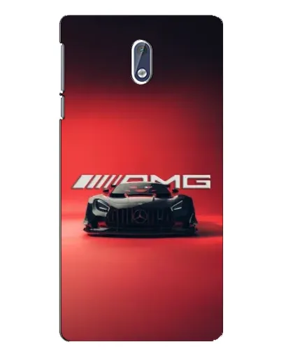 Чехол для Nokia 3 с картинкой «Mercedes AMG — красная линия»