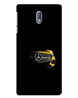 Чехол для Nokia 3 с картинкой «Mercedes — ретро стиль»