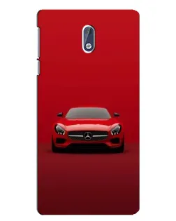 Чехол для Nokia 3 с картинкой «Красный Mercedes AMG»