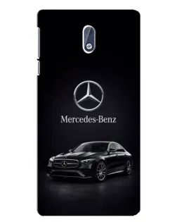 Чехол для Nokia 3 с картинкой «Mercedes — решетка радиатора»