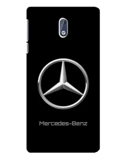 Чехол для Nokia 3 с картинкой «Mercedes Silver Logo»