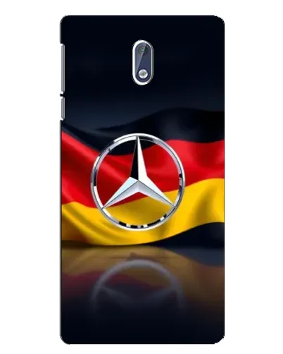 Чехол для Nokia 3 с картинкой «Mercedes — флаг Германии»