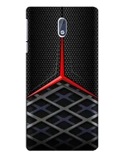 Чехол для Nokia 3 с картинкой «Mercedes Carbon Grid»