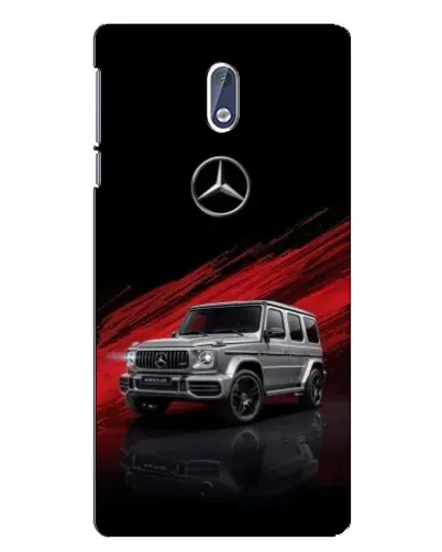 Чехол для Nokia 3 с картинкой «Mercedes G-Class красный»