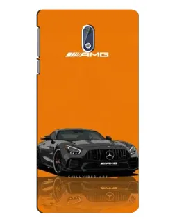 Чехол для Nokia 3 с картинкой «Оранжевый Mercedes AMG»