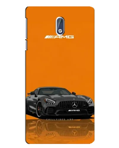 Чехол для Nokia 3 с картинкой «Оранжевый Mercedes AMG»