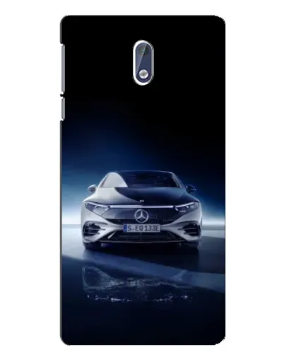 Чехол для Nokia 3 с картинкой «Ночной Mercedes EQ»