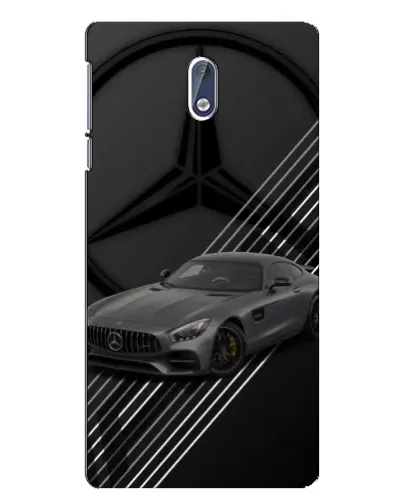 Чехол для Nokia 3 с картинкой «Mercedes AMG — графика»