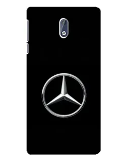 Чехол для Nokia 3 с картинкой «Mercedes классический лого»
