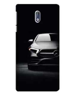 Чехол для Nokia 3 с картинкой «Свет фар Mercedes»