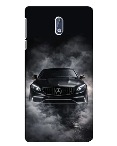 Чехол для Nokia 3 с картинкой «Mercedes в дыму»