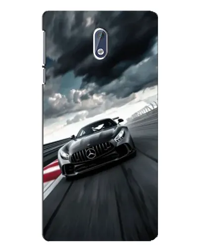 Чехол для Nokia 3 с картинкой «Гоночный Mercedes AMG»