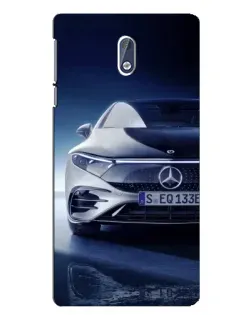 Чехол для Nokia 3 с картинкой «Mercedes EQ — будущее»