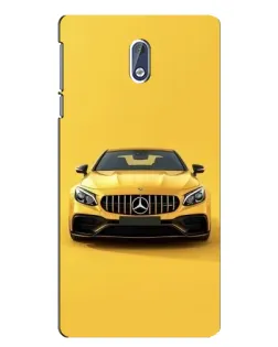 Чехол для Nokia 3 с картинкой «Желтый Mercedes GT»