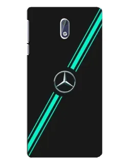 Чехол для Nokia 3 с картинкой «Спортивные линии Mercedes»