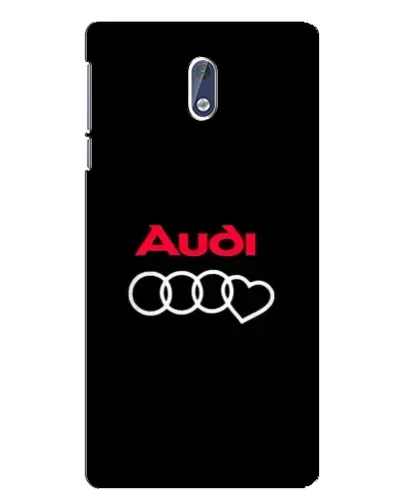 Чохол для Nokia 3 з картинкою «Логотип Audi Heart»