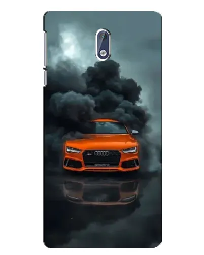 Чохол для Nokia 3 з картинкою «Audi у хмарах диму»