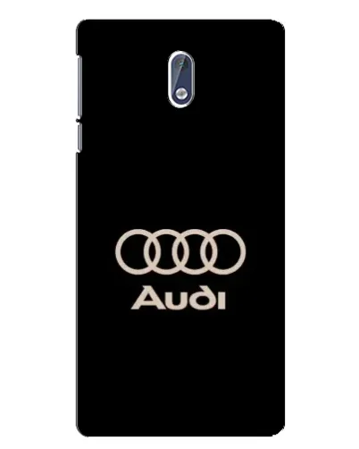Чохол для Nokia 3 з картинкою «Audi — золотий логотип»