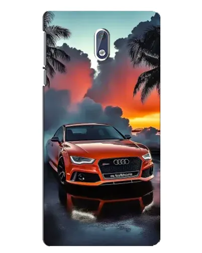 Чохол для Nokia 3 з картинкою «Audi — захід сонця»
