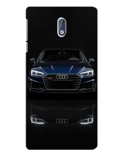 Чехол для Nokia 3 с картинкой «Audi — ночное отражение»