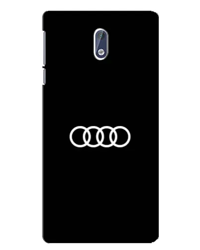 Чохол для Nokia 3 з картинкою «Audi White Logo»
