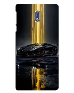 Чехол для Nokia 3 с картинкой «Ночной Lamborghini драйв» Чехол для Nokia 3 с картинкой «Ночной Lamborghini драйв»