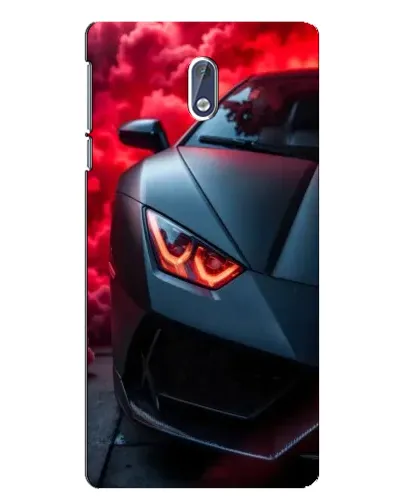 Чехол для Nokia 3 с картинкой «Lamborghini красное сияние»