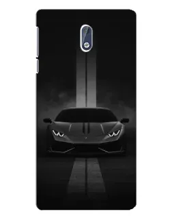 Чехол для Nokia 3 с картинкой «Lamborghini симметрия дорог»