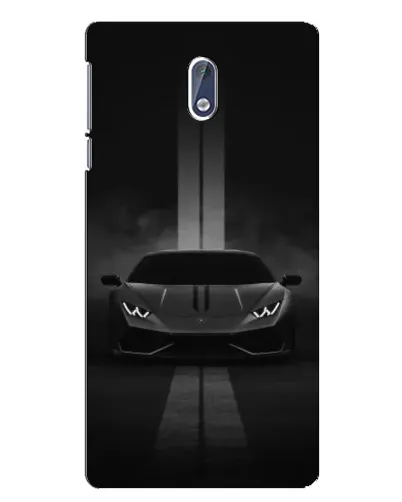 Чехол для Nokia 3 с картинкой «Lamborghini симметрия дорог»