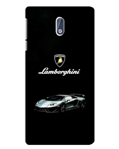 Чехол для Nokia 3 с картинкой «Логотип Lamborghini классика»