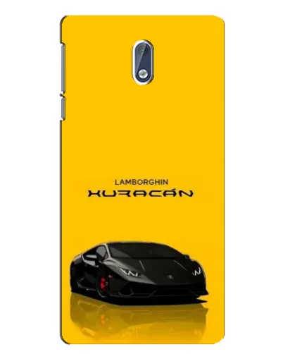 Чехол для Nokia 3 с картинкой «Lamborghini Huracan черный»