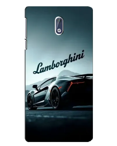 Чехол для Nokia 3 с картинкой «Классическая надпись Lamborghini»