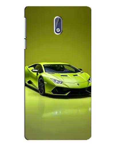 Чехол для Nokia 3 с картинкой «Салатовый Lamborghini Huracan»