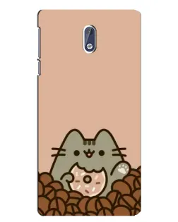 Чехол для Nokia 3 с картинкой «Кофейный Пушин»