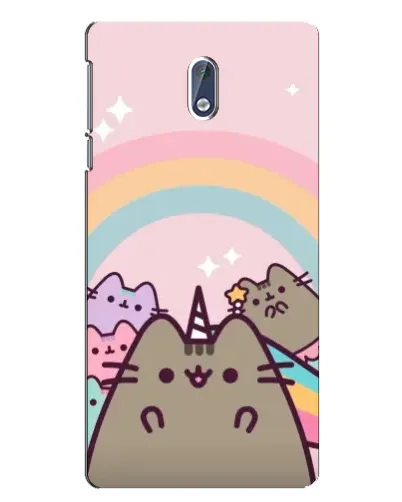 Чехол для Nokia 3 с картинкой «Единорог Pusheen»